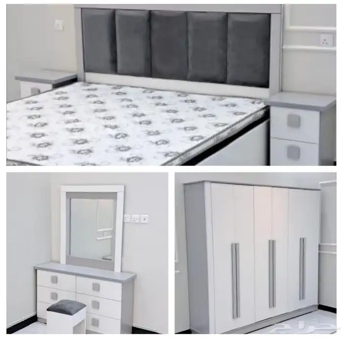 غرف نوم جديد وطني ست قطع 9