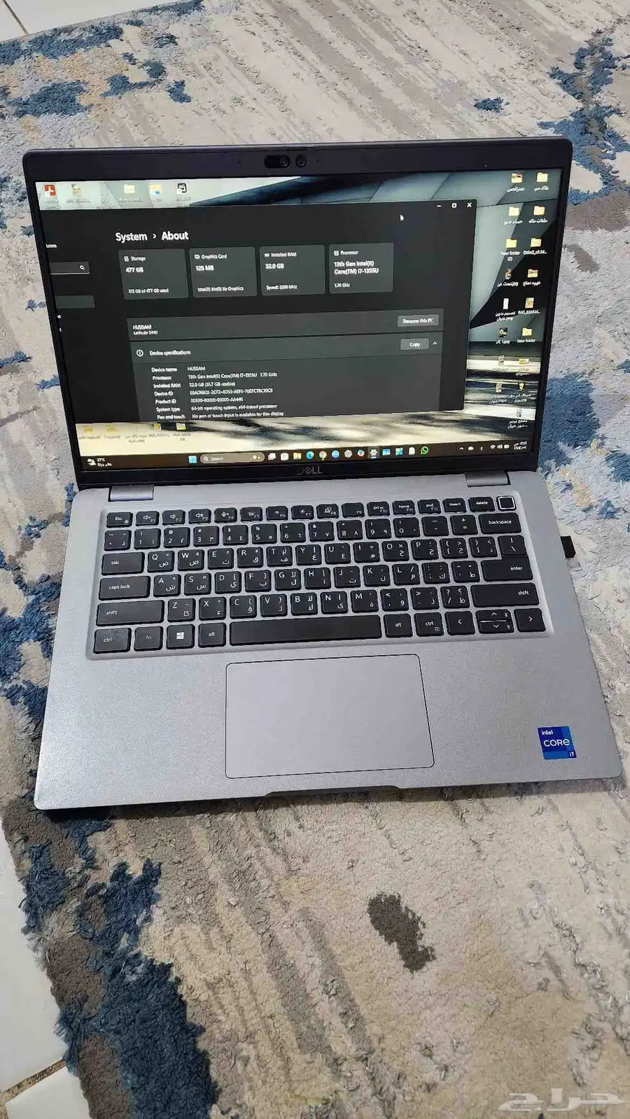 للبيع مستعمل لابتوب ديل لايتود 5440 12