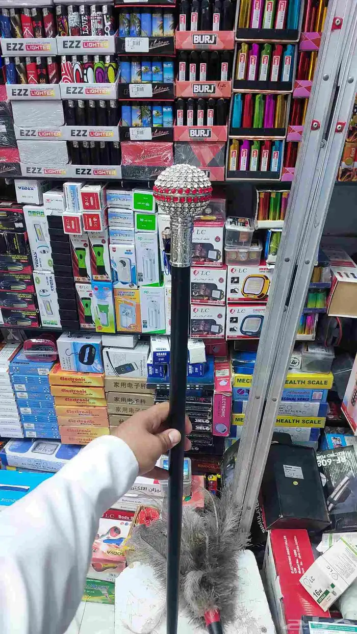 عصاء عكاز مزخرفه 1