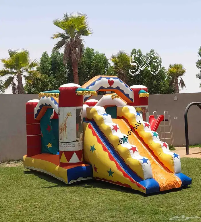 نطيطات ملعب صابوني زحاليق مائيه 2