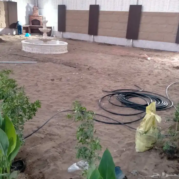 تنسيق حدائق زراعه المراكن زراعه الاحواض عمل شبكات ري 6