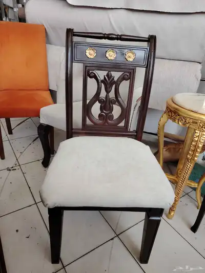 كراسي مجدده بويا وقماش جديد 2