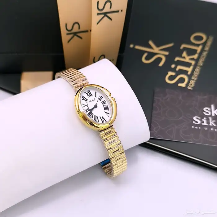 ساعة نسائية شكل ماركة اقنر 2