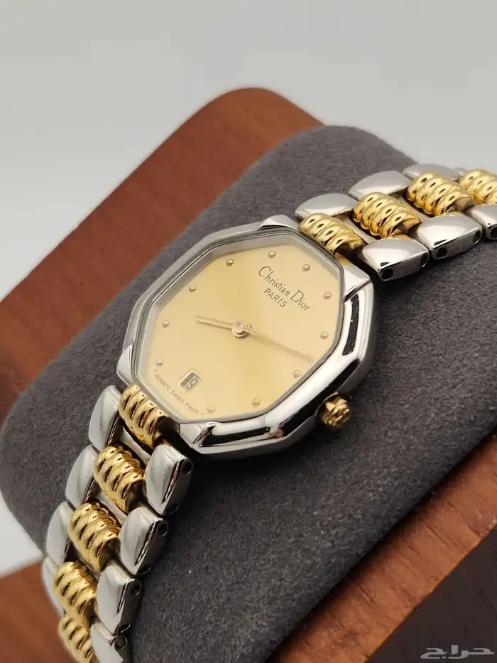 ساعة كرستيان ديور نسائية طلاء ذهب ( Christian Dior watch) 3