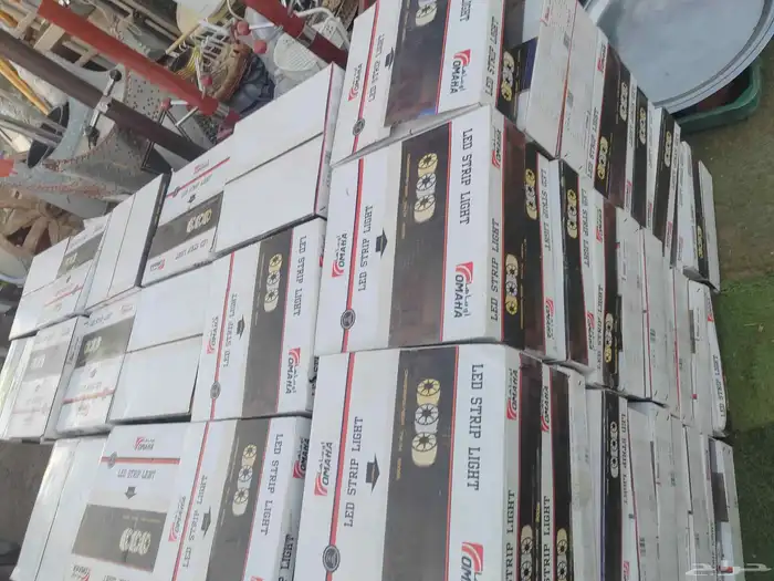 لمبات ليد الكرتون فيه 50 متر. السعر 50ريال فقط 0