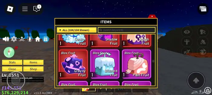 فواكة بلكس فروت وmm2 3