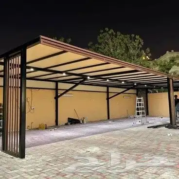 تركيب مظلات وسواتر برجولات هناجر سندويتش بنل 2