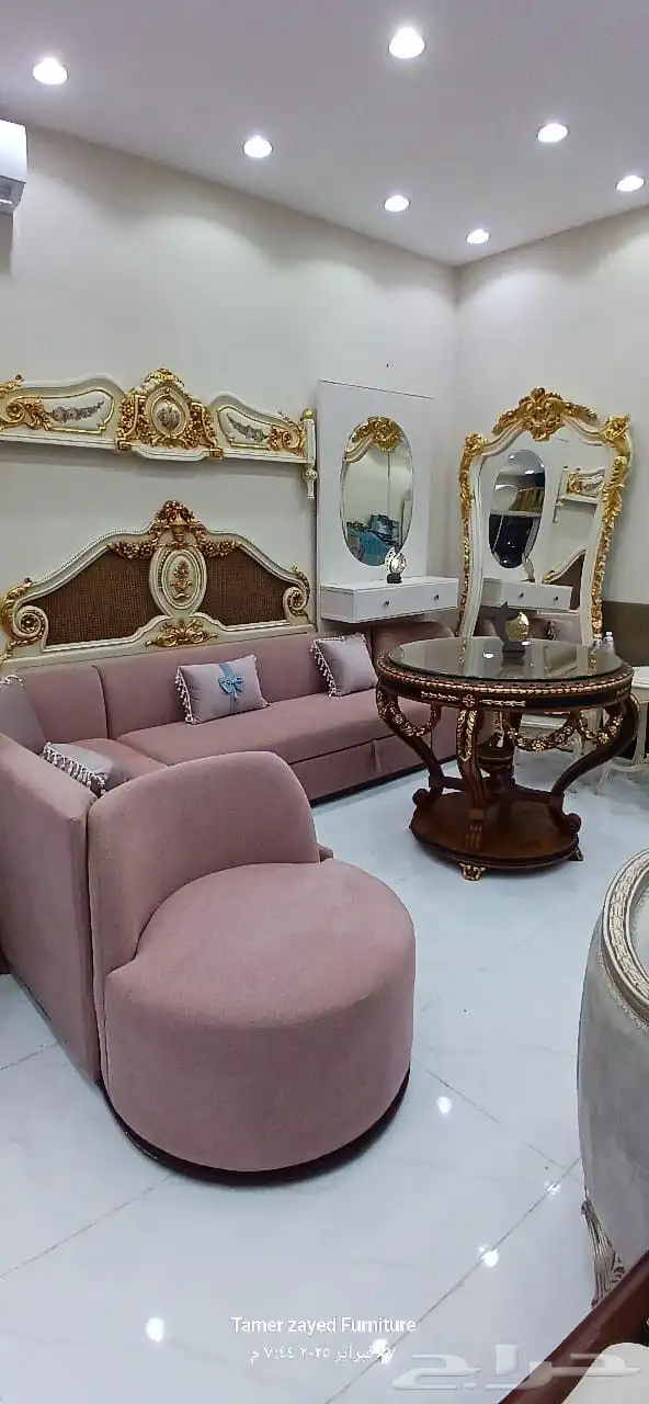 غرف نوم و مجالس فخمة وتفصيل للبيع بسعر مغري 1