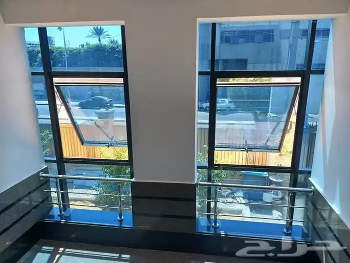 المنيوم أبواب شبابيك واجهات فلل كرتن وول استركشر شترات شبك ا 4