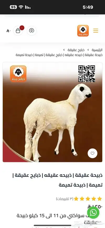 توصيل ذبايح للبيت جده - حري - سواكني - نعيمي - نجدي - تيس 2