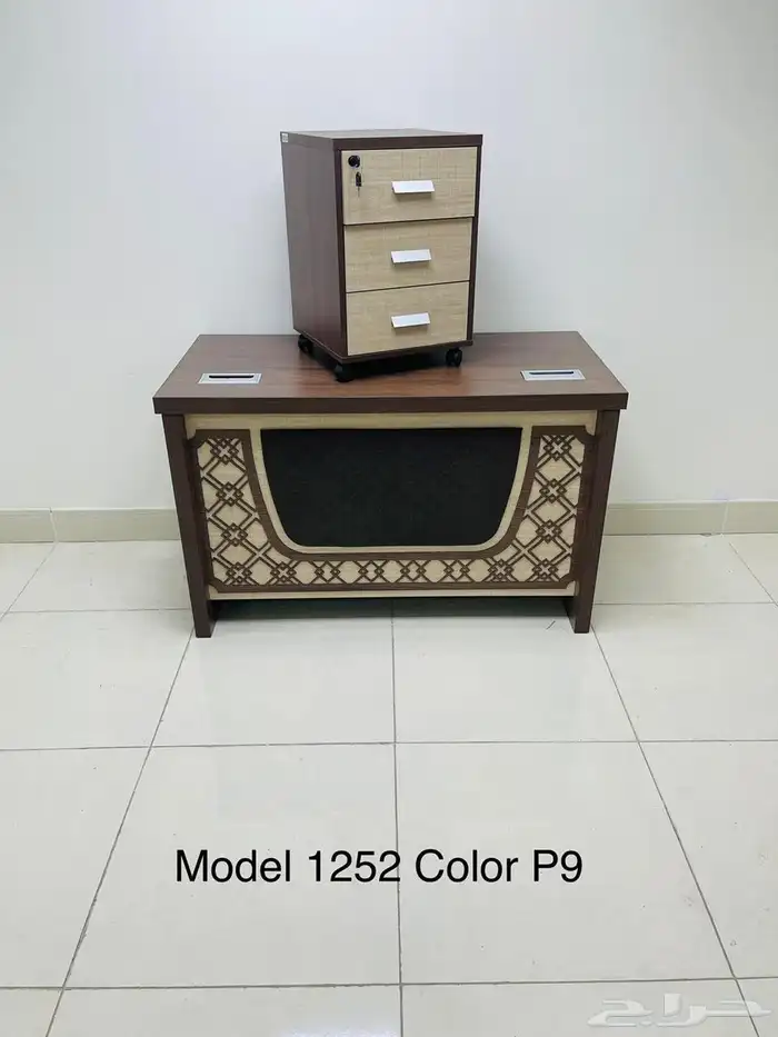 مكتب العمل مكتب طقم كامل Office Tables كرسي فخم كنب دولاب 6