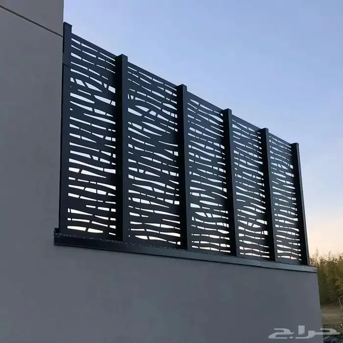 حدادة مظلات سيارات سواتر برجولات جلسات خارجية 8