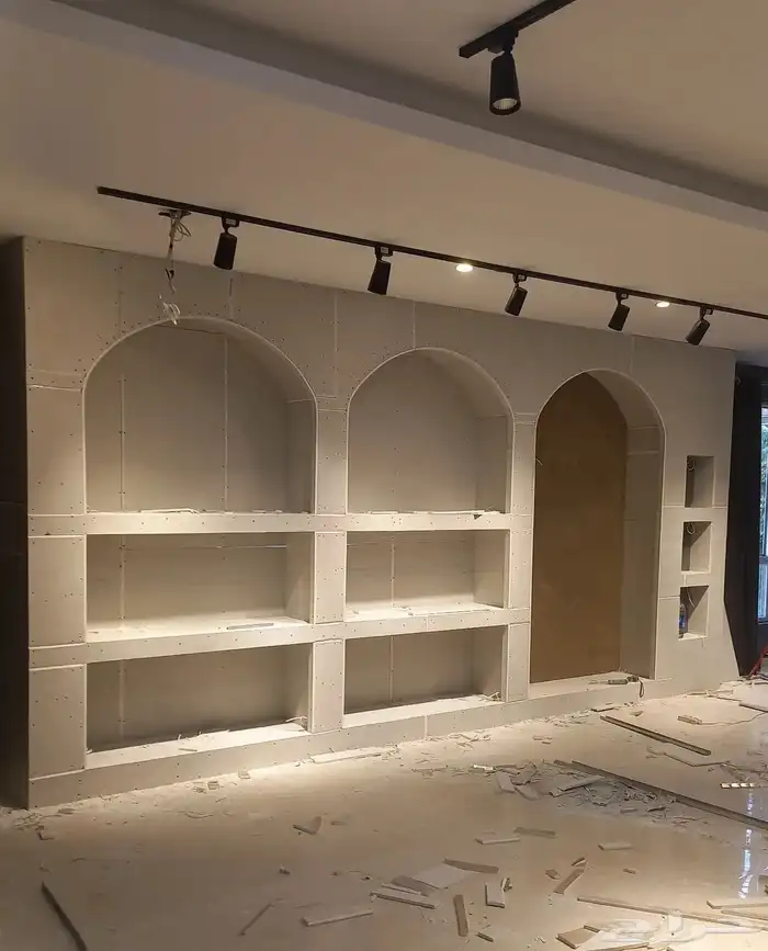 ديكورات جبس اسقف وجدران مع اصباغ داخلي وخارجي 8