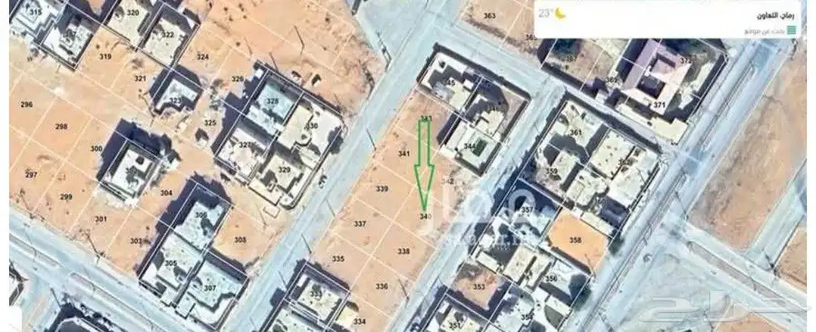 ارض سكنية للبيع 500 م في رماح 1