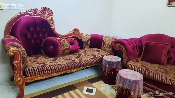 كنب 6 قطع مستعمل نظيف للبيع في حي الشوقية مكه 1