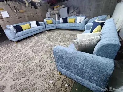 الركن الراقي تفصيل جميع انواع لكنب وستاير وتنجيد جميع الكنب 1