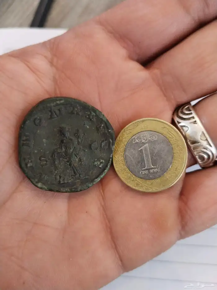 عملة رومانية قديمة سستر للأمبراطور فيليب العربي 4