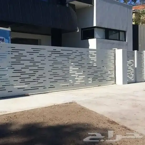 حدادة مظلات سيارات سواتر برجولات جلسات خارجية 9