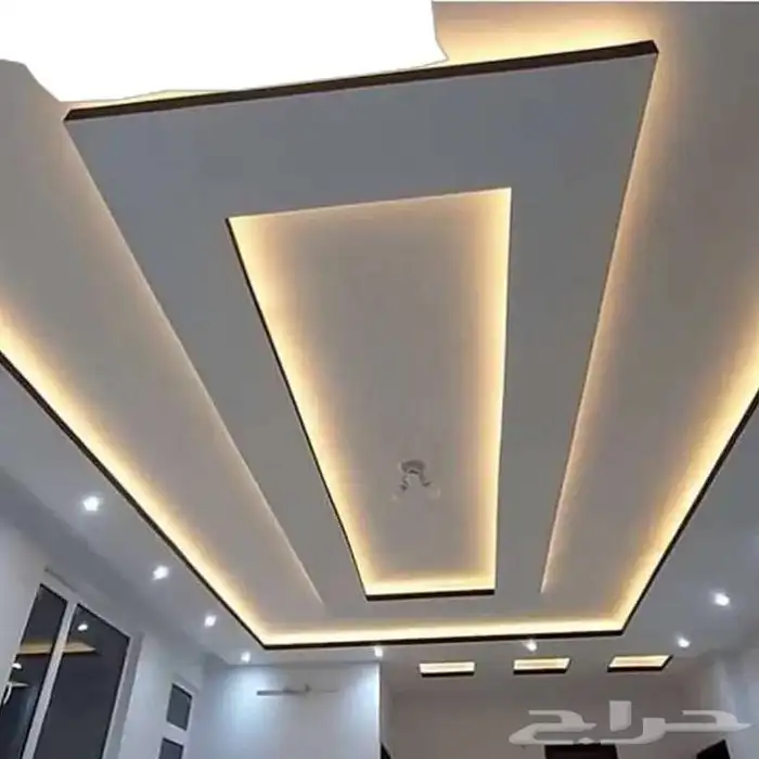 ديكورات جبس اسقف وجدران مع اصباغ داخلي وخارجي 0