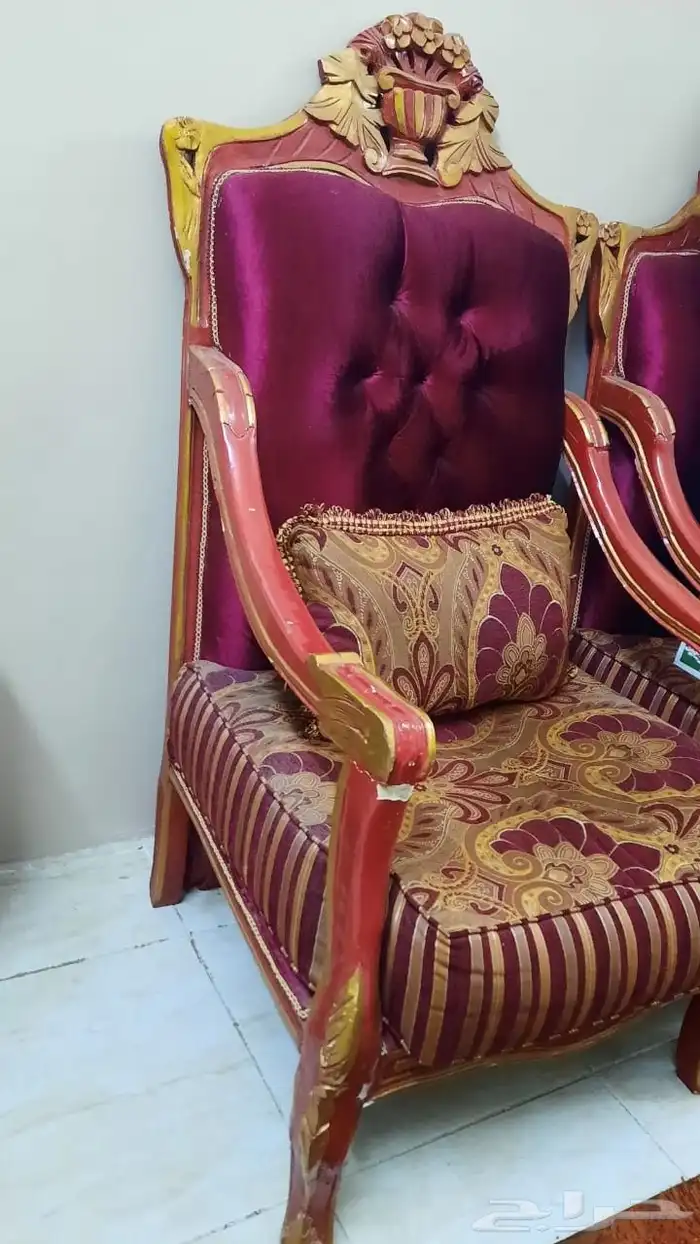 كنب 6 قطع مستعمل نظيف للبيع في حي الشوقية مكه 4