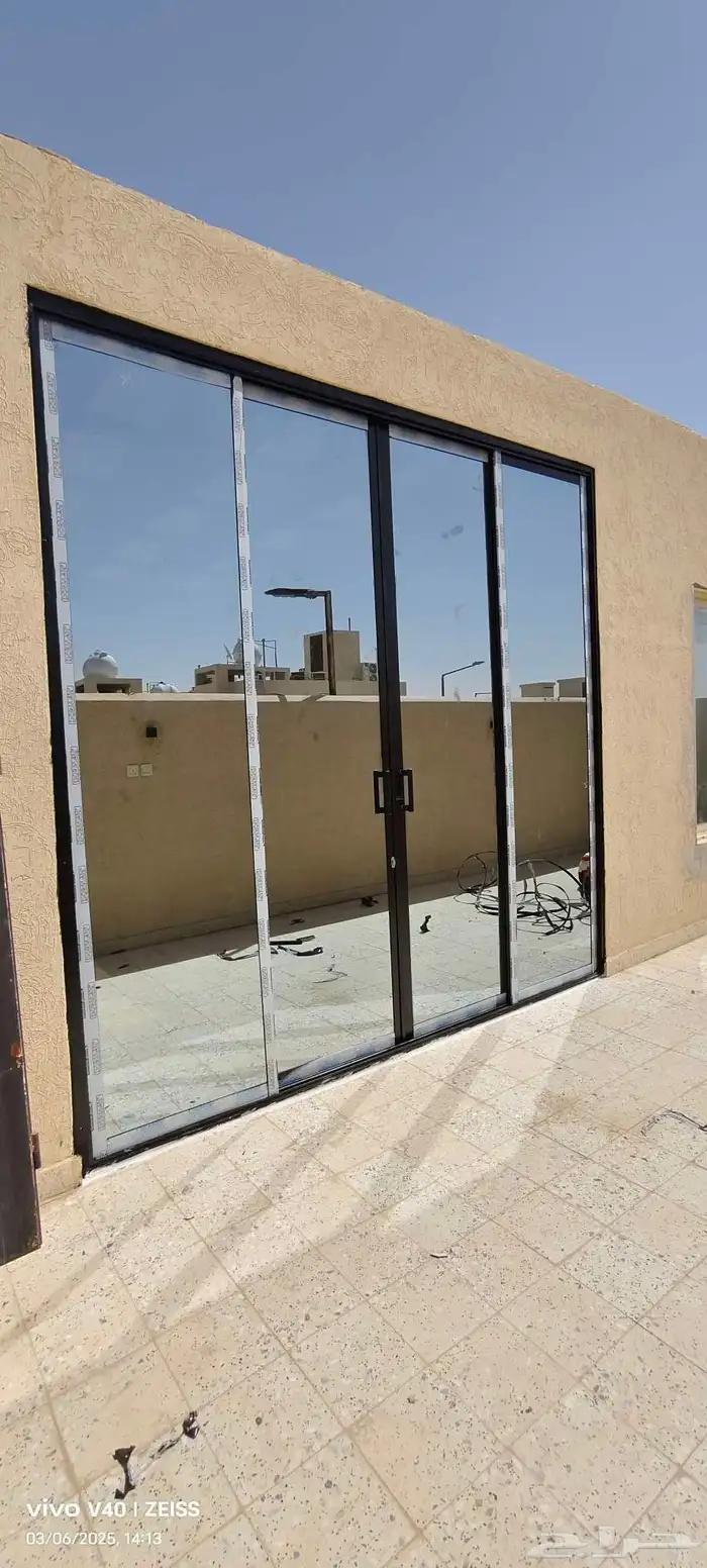 باب المنيوم باب شباك 1
