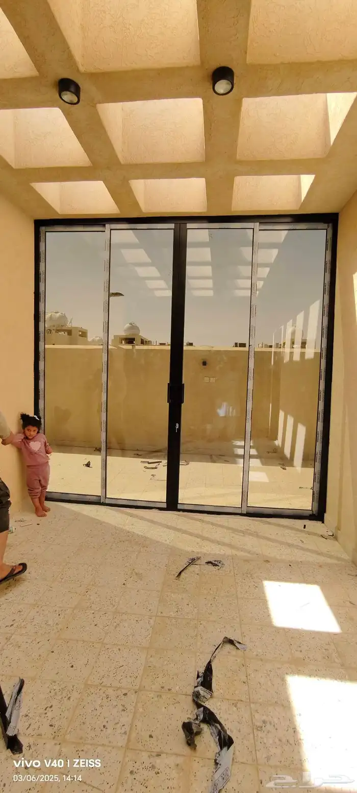 باب المنيوم باب شباك 2