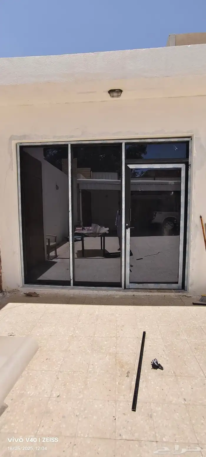باب المنيوم باب شباك 6
