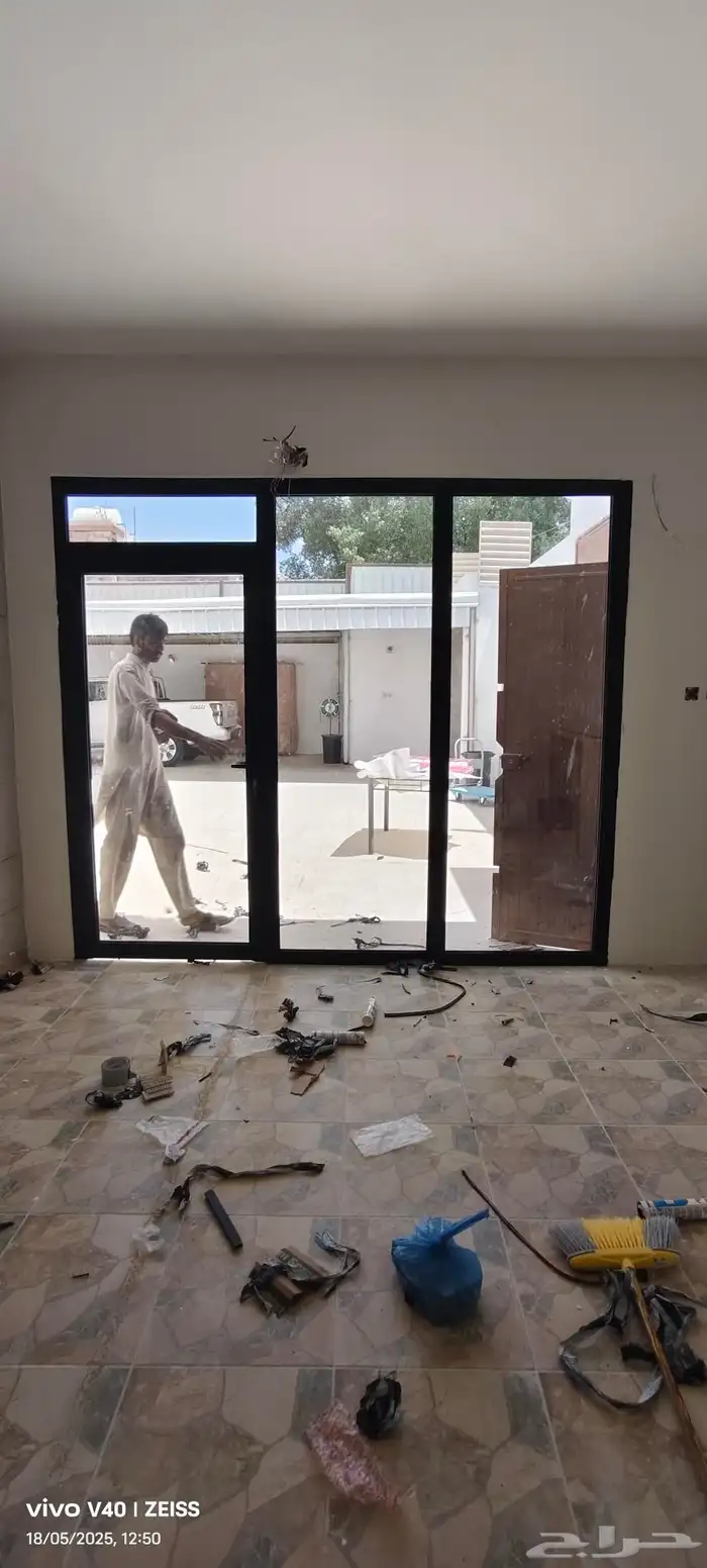 باب المنيوم باب شباك 7