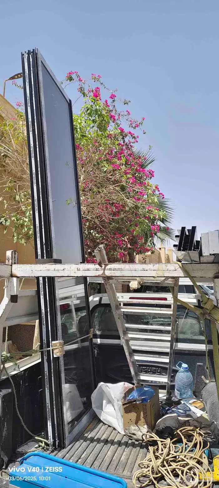 باب المنيوم باب شباك 3