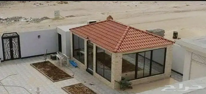 خيام سوبر ملكية مجالس زجاجيه ساندويتش بانل ملاحق مظلات حدائق 36