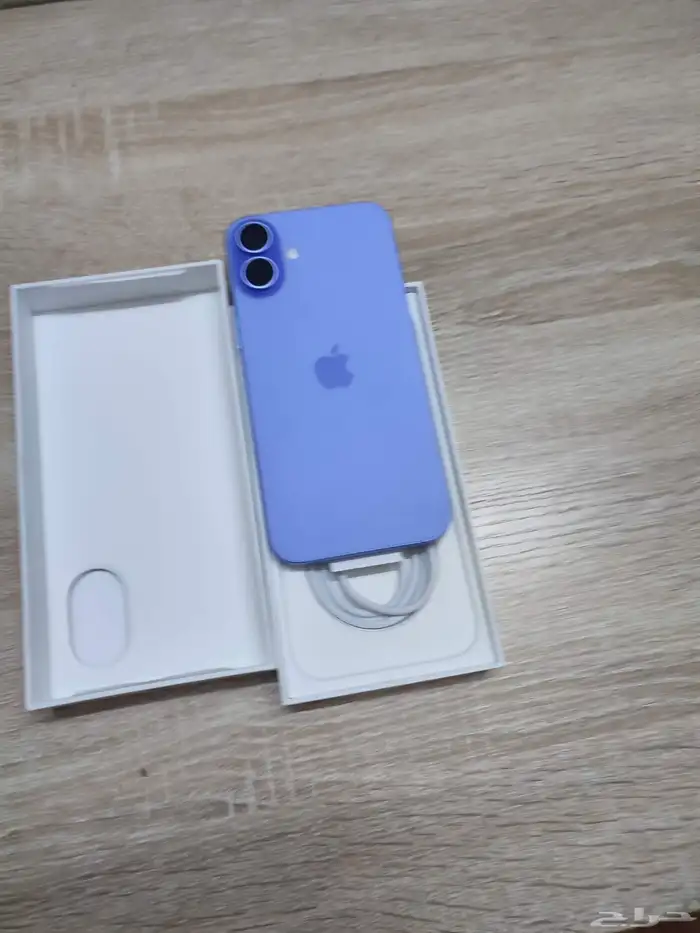 آيفون 16 بلس بنفسجي (128GB)   جديد وكالة من جرير   بدل فقط 3