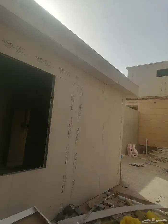 تركيب ساندويش بانل بناء ملاحق اسمنت بورد 3