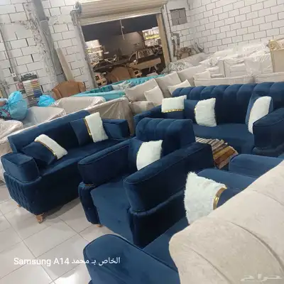 أركن الراقي تفصيل وجاهز جميع انواع الكنب وستاير وتنجيد 5