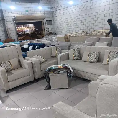 أركن الراقي تفصيل وجاهز جميع انواع الكنب وستاير وتنجيد 4