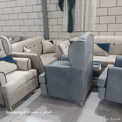أركن الراقي تفصيل وجاهز جميع انواع الكنب وستاير وتنجيد 1
