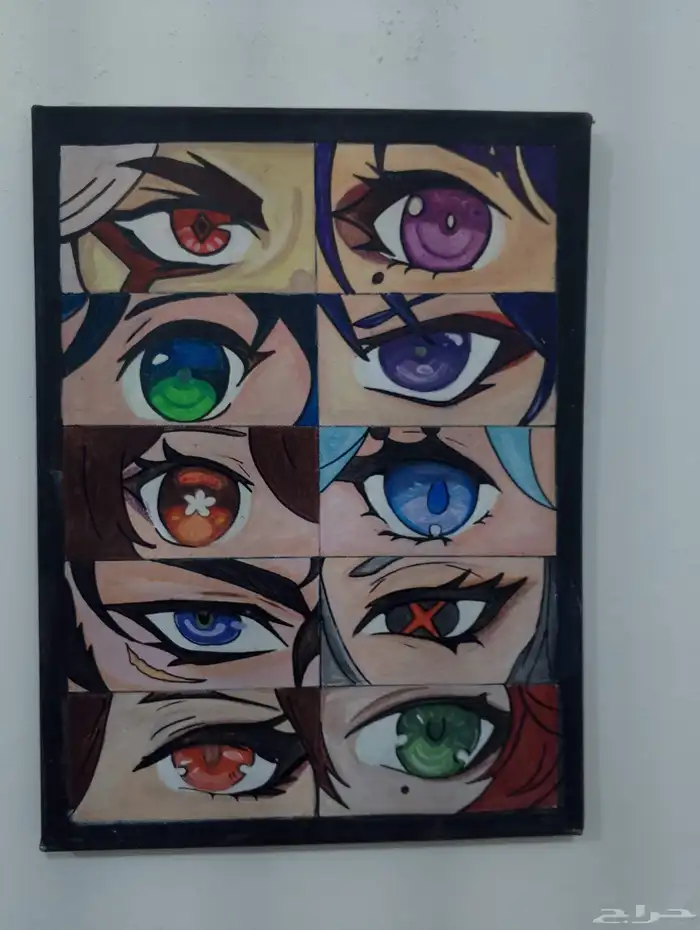 رسم لوحات اكريليك بجميع المقاسات ( انمي - طبيعة - ..) 1