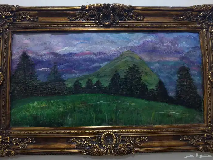 رسم لوحات اكريليك بجميع المقاسات ( انمي - طبيعة - ..) 0