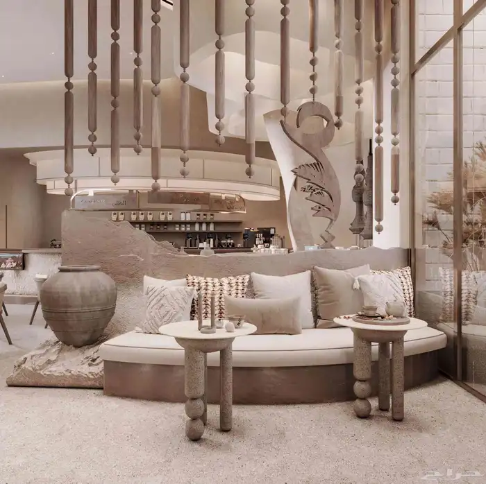 نحت أسمنتي وجبس لديكور الفلل والمطاعم 15