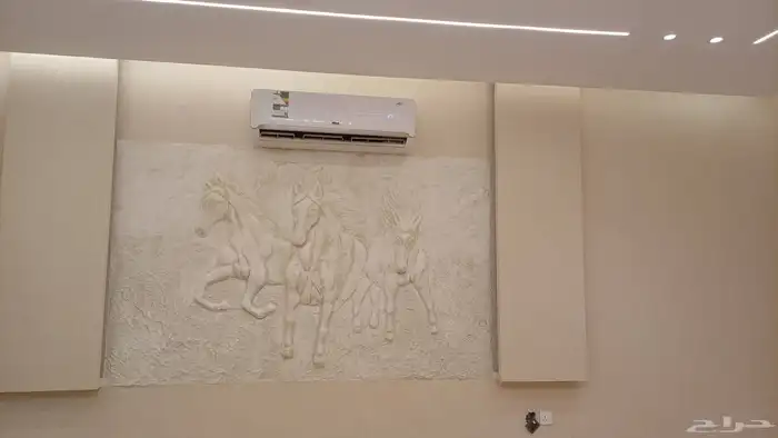 نحت أسمنتي وجبس لديكور الفلل والمطاعم 27