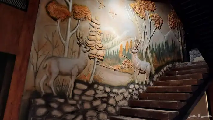 نحت أسمنتي وجبس لديكور الفلل والمطاعم 41