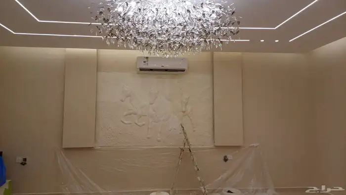 نحت أسمنتي وجبس لديكور الفلل والمطاعم 28