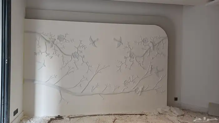نحت أسمنتي وجبس لديكور الفلل والمطاعم 25