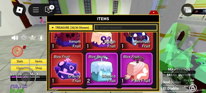 حساب بلوكس فروت قوي 1