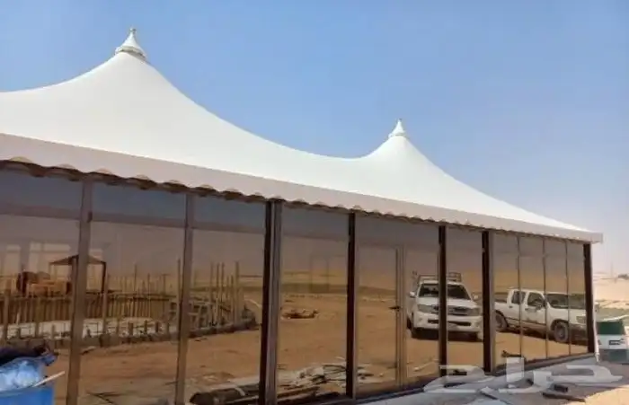 خيام سوبر ملكية مجالس زجاجيه ساندويتش بانل ملاحق مظلات حدائق 4