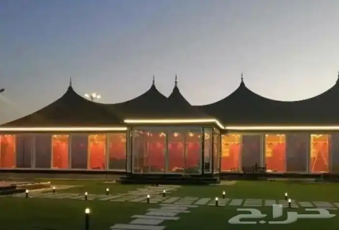 خيام سوبر ملكية مجالس زجاجيه ساندويتش بانل ملاحق مظلات حدائق 0