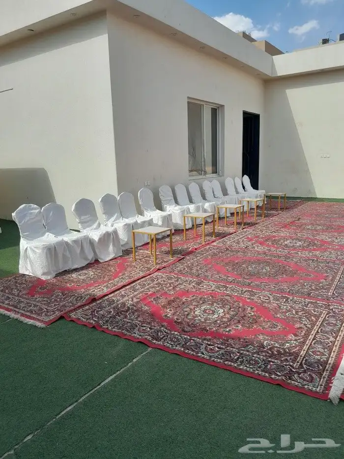 تأجير مكيفات صحراوي وكراسي وطاولات 1