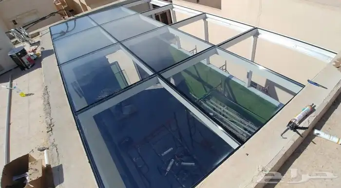 خيام سوبر ملكية مجالس زجاجيه ساندويتش بانل ملاحق مظلات حدائق 26