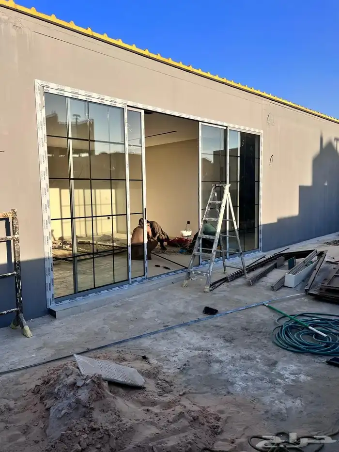 خيام سوبر ملكية مجالس زجاجيه ساندويتش بانل ملاحق مظلات حدائق 25