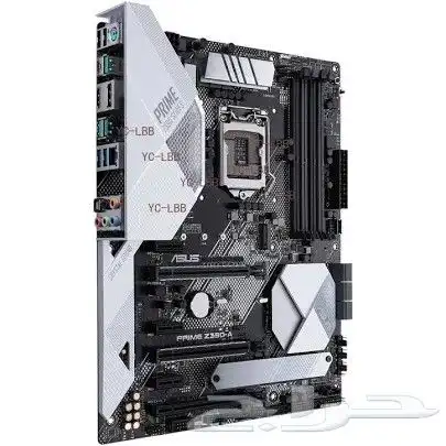 معالج i9-9900k مع المذربورد والرامات 1