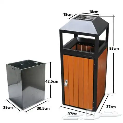 صناديق القمامة النفايات الحدائق تصاميم جديدة توريد فوري 16